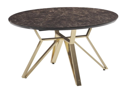 Luxus Esstisch Esszimmer Tisch Metall Gold Tische Esstische Möbel Einrichtung