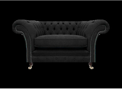 Sessel Neu Schwarz Chesterfield Designer Wohnzimmer Polstersessel Einrichtung