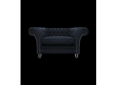 Wohnzimmer Blau Designer Sessel Chesterfield Polstersessel Einrichtung