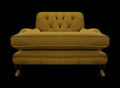 Sessel Neu Stoff Textil Möbel Sitz Polstermöbel Einrichtung Couch Chesterfield