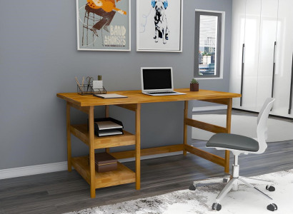 Braune Bürotische Designer Hochwertige Holztisch Moderne Schreibtische