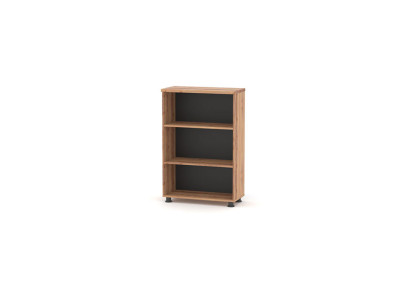 Aktenschrank Einlegenboden Schwarz Braun Zweifarbig Arbeitszimmer Modern