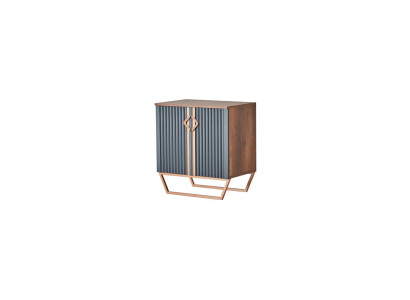Kommode Braun Grau Zweifarbig Aktenschrank Arbeitszimmer Modern Design