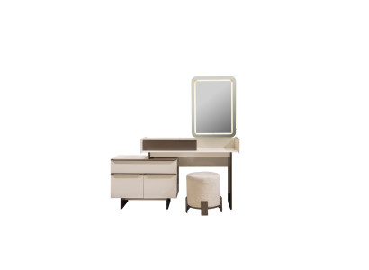 Moderne Schlafzimmer Möbel Edler Kosmetiktisch Polster Hocker Spiegel
