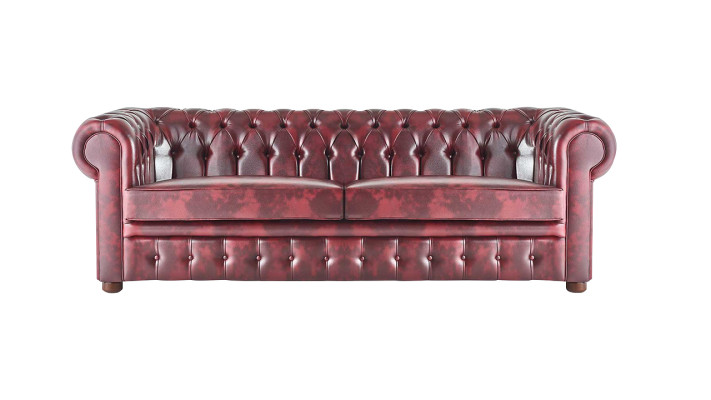 Sitzmöbel Set Bordeaux 3-Sitzer 2-Sitzer Sessel  Chesterfield Klassische Möbel