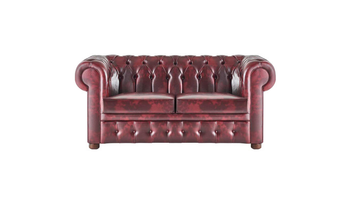 Sofagarnitur Set Couch Chesterfield 3-Sitzer 2-Sitzer Sessel Bordeaux Set 4tlg.