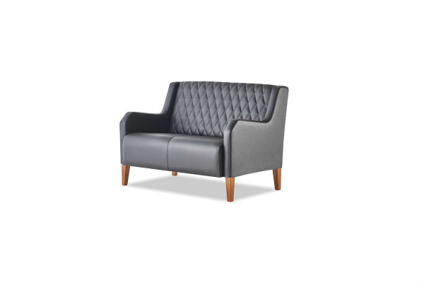 Komplett-Set 3-Sitzer 2-Sitzer Sessel Schwarz Sofa-Set Modern Sofas