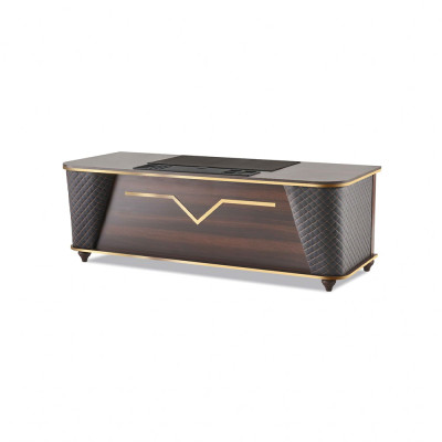 Komplett Arbeitszimmer Set Schreibtisch Sofas Sideboard Büroeinrichtung