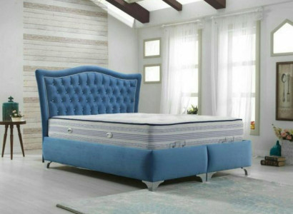 Chesterfield Bett Polsterbett Doppelbett Betten Big XXL Designer Luxus Bett Neu
