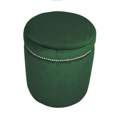 Hocker Fußhocker Ottoman Sitzhocker Sitzpouf Wohnzimmer Designer Okrugla40