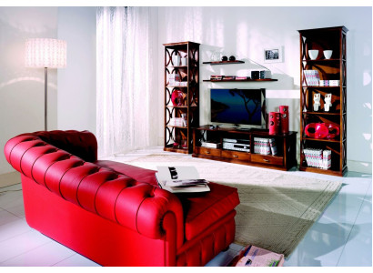 Luxus 5tlg Set für Wohnzimmer tv Schrank 2 Bücherregale 2 Regale Möbel Regale