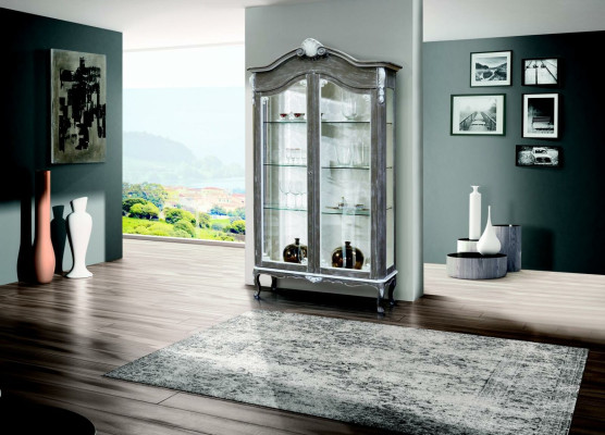 Möbel Klassische Stil Design Vitrine Wohnzimmer Schränke Glasschrank Regal Schränke Neu