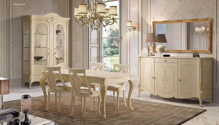Esstisch Ausziehbar Klassischer Design Tisch Italienische Möbel Tische Holz Ess