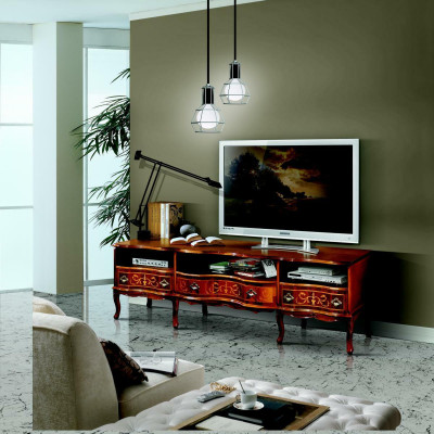 Schicke Sideboard tv Lowboard Lang rtv Schrank Italienische Möbel Wohnzimmer Holz Möbel