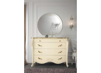 Kommode Beige Sideboard Stil Holz Möbel Kommoden Neu Italienische Möbel Design
