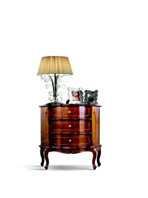 Italienische Möbel Design Kommode Schrank Braun Luxus Holz Möbel Stil Barock