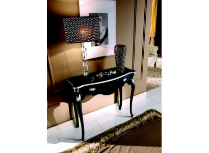 Konsolentisch Schwarze Konsole Design Italienische Möbel Barock Holz