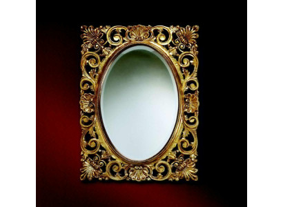 Spiegel Holzrahmen Wandspiegel klassischer Design Barock Rokoko Holz Rahmen xxl
