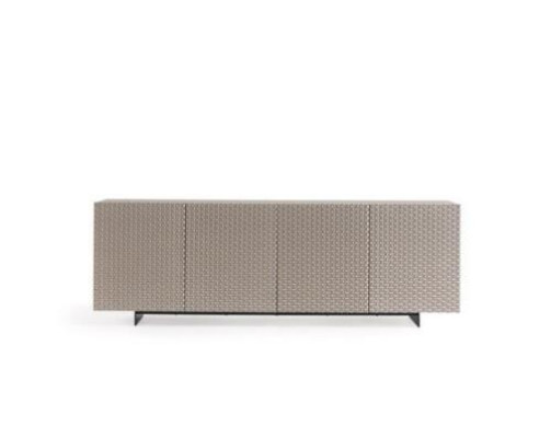 Wohnzimmer Spiegel Anrichte Schrank Edle Design Luxus 2tlg. neu Beige