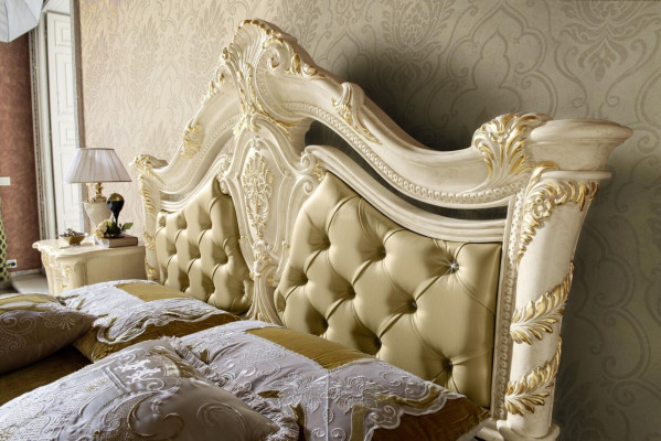 Schlafzimmer Luxus Bett Nachttisch Kommode Komplett Set Möbel Hotel