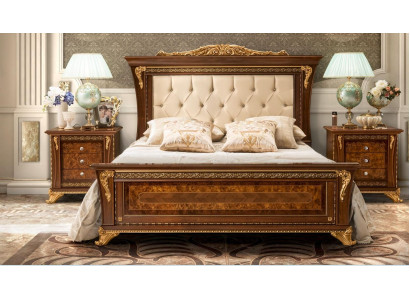 Bett Design 2x Nachttische 3tlg.Schlafzimmer Set Möbel Klassisch Betten